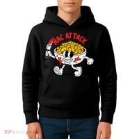Mac Attack And Cheese Funny Food Meme Kids Hoodie thumb 4