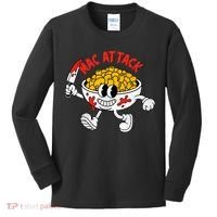 Mac Attack And Cheese Funny Food Meme Kids Long Sleeve Shirt thumb 0