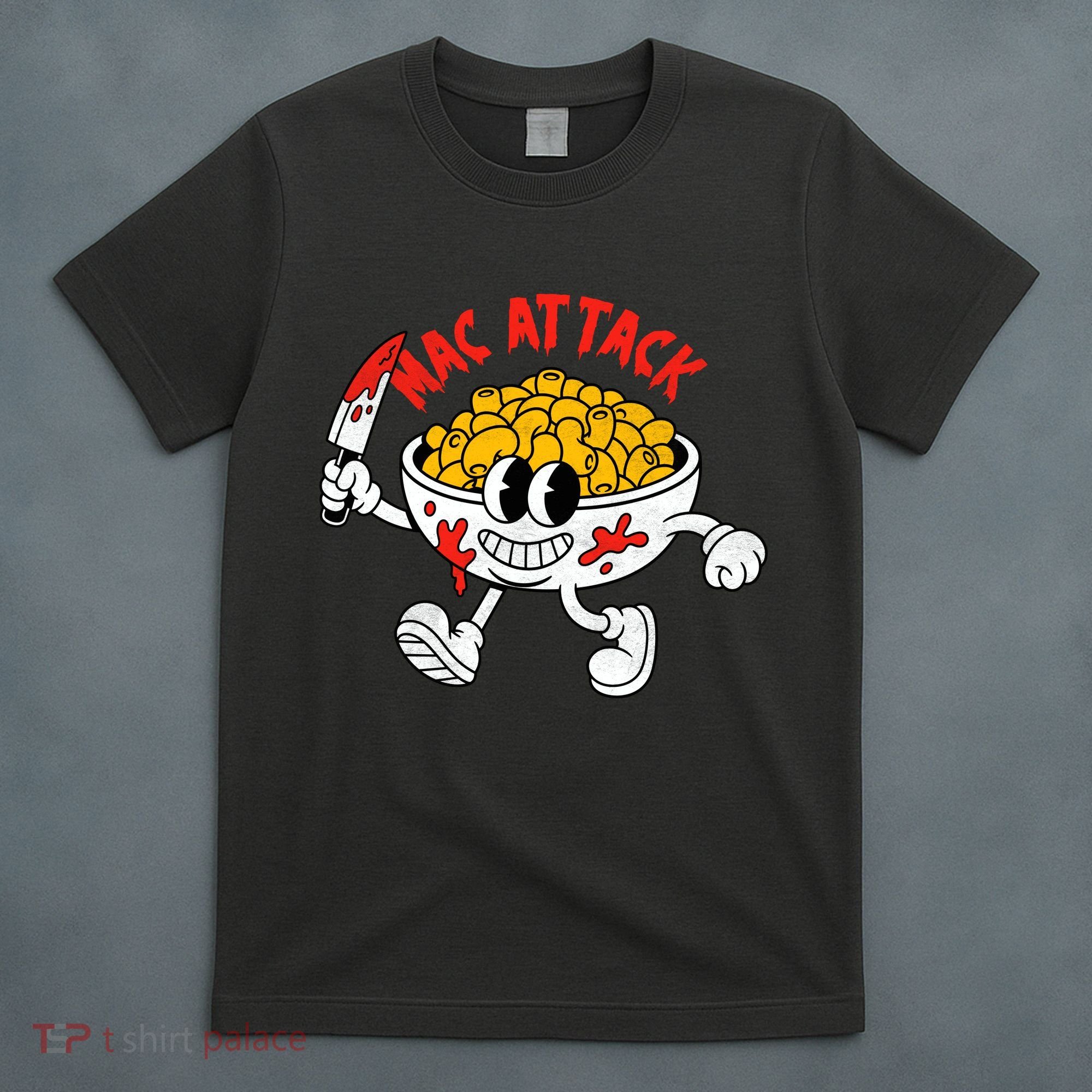 Mac Attack And Cheese Funny Food Meme T-Shirt