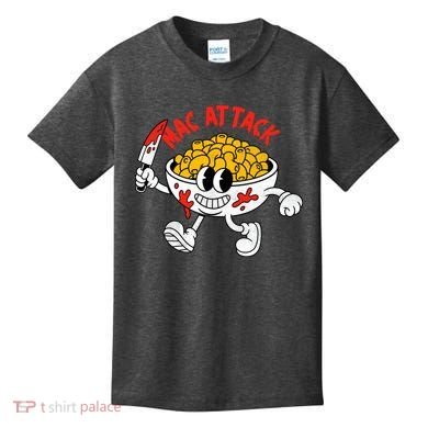 Mac Attack And Cheese Funny Food Meme Kids T-Shirt