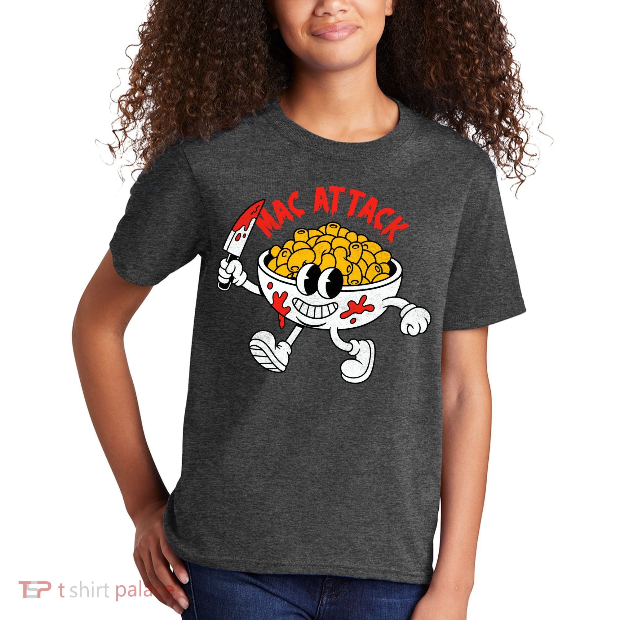 Mac Attack And Cheese Funny Food Meme Kids T-Shirt