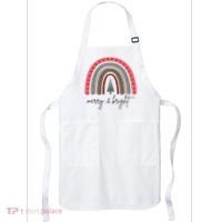 Merry And Bright Rainbow Holiday Apron thumb 0
