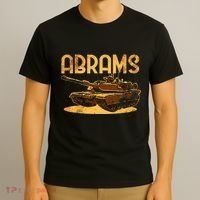 M1 Abrams Battle Tank Usa America American Military T-Shirt thumb 3