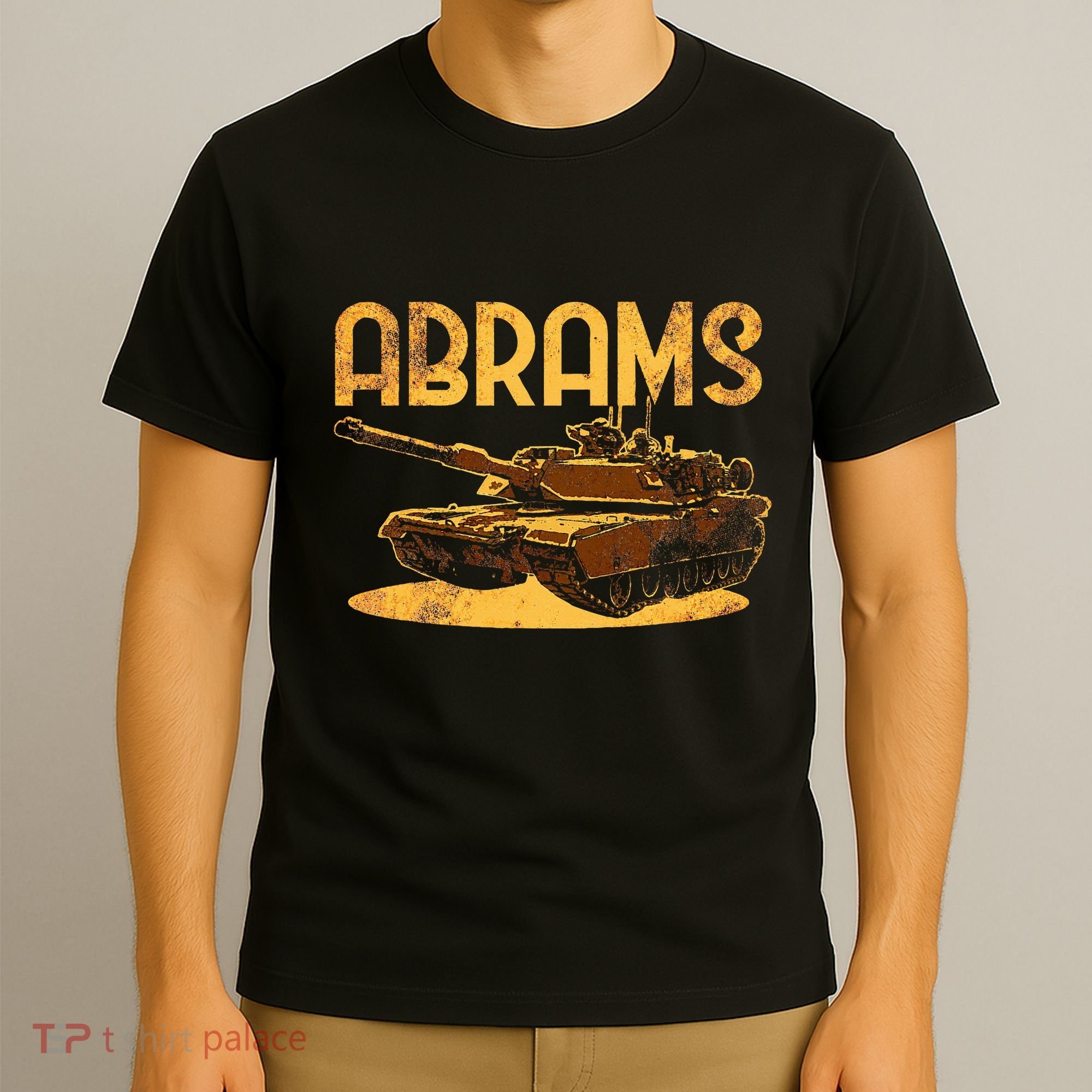 M1 Abrams Battle Tank Usa America American Military T-Shirt