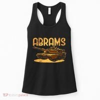M1 Abrams Battle Tank Usa America American Military Women's Tank Top thumb 0