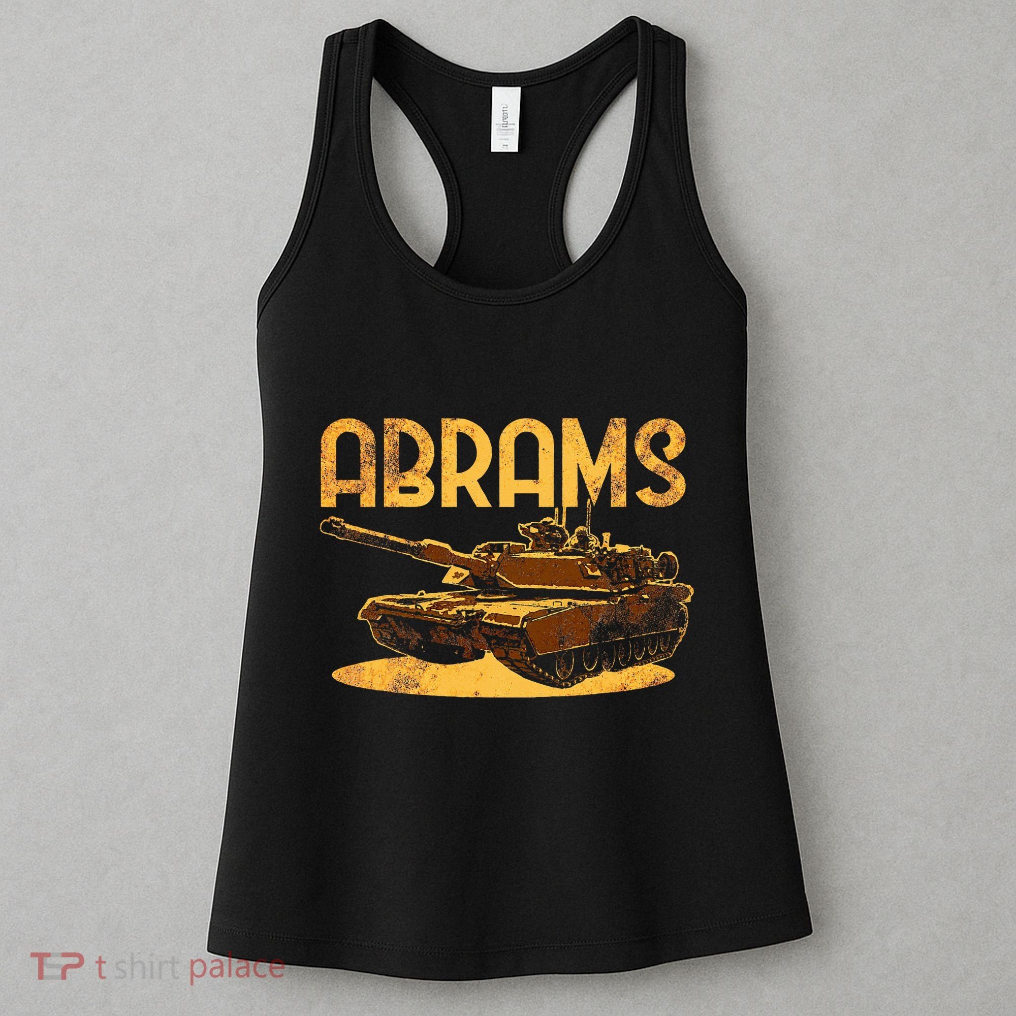 M1 Abrams Battle Tank Usa America American Military Women's Tank Top