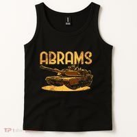 M1 Abrams Battle Tank Usa America American Military Tank Top thumb 2
