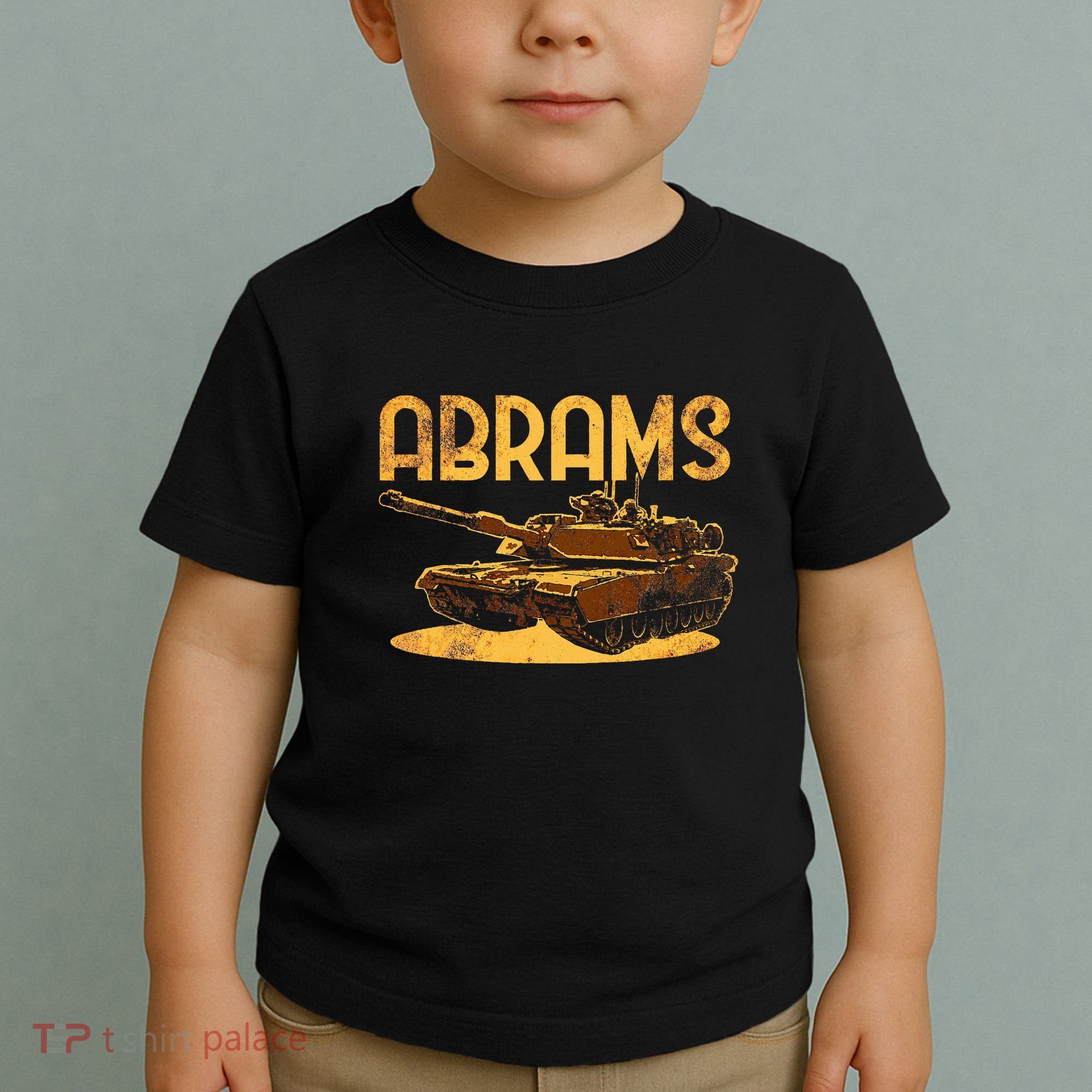 M1 Abrams Battle Tank Usa America American Military Toddler T-Shirt