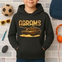 M1 Abrams Battle Tank Usa America American Military Kids Hoodie thumb 2
