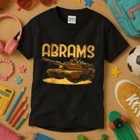 M1 Abrams Battle Tank Usa America American Military Kids T-Shirt thumb 3
