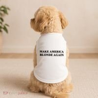 Make America Blonde Again Doggie Tank thumb 2