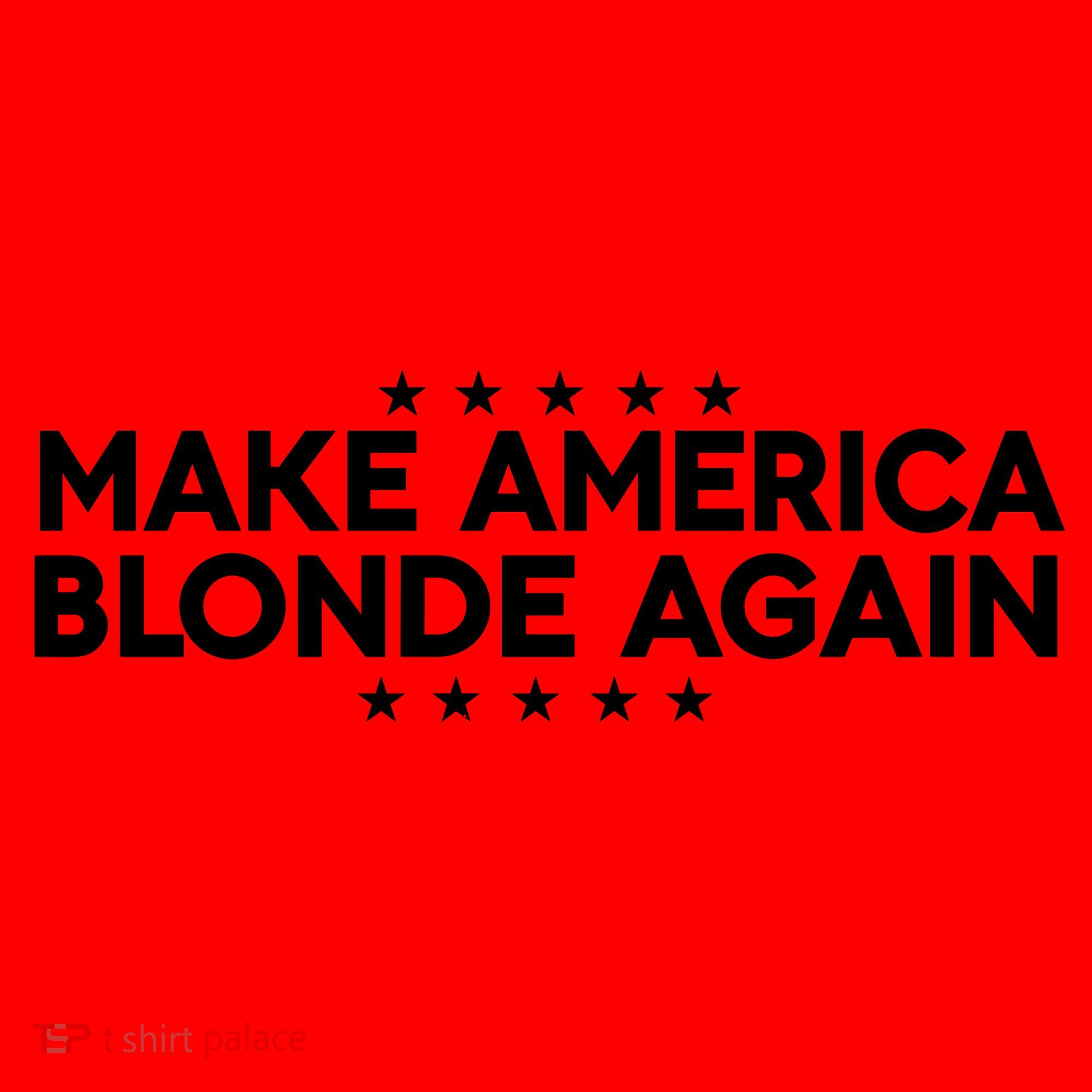 Make America Blonde Again Santa Hat