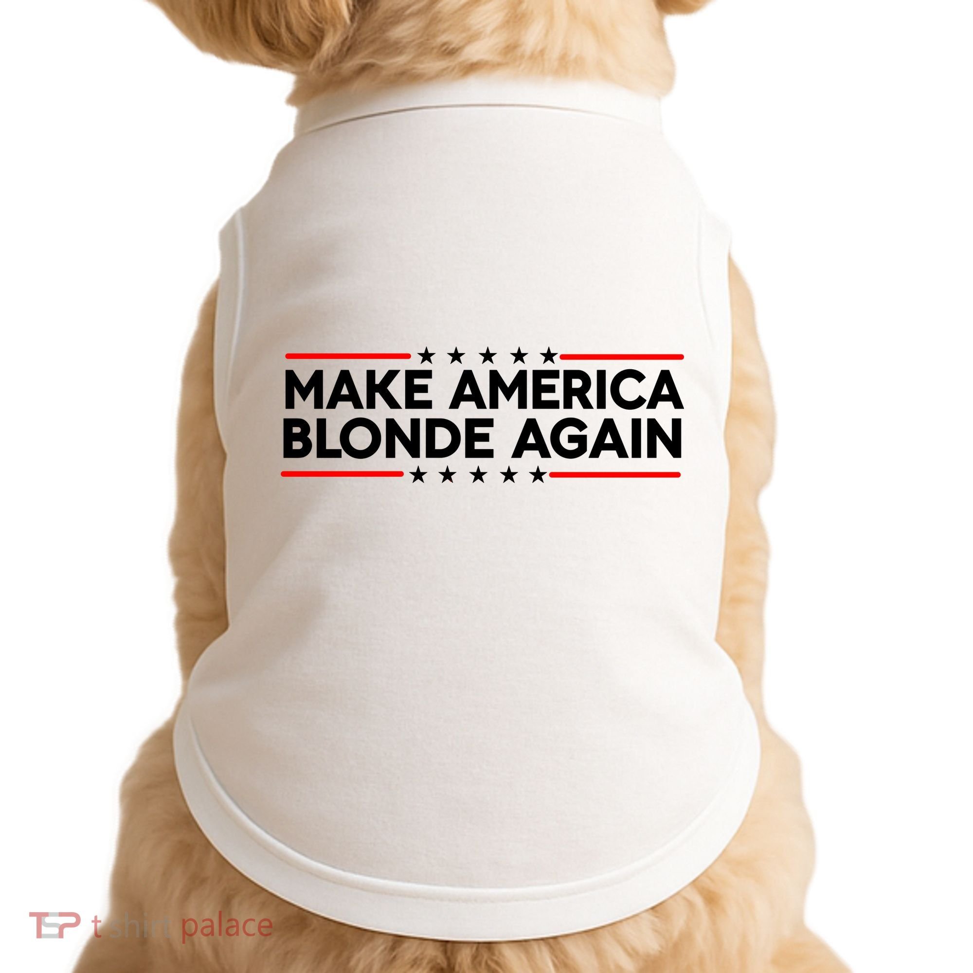 Make America Blonde Again Doggie Tank
