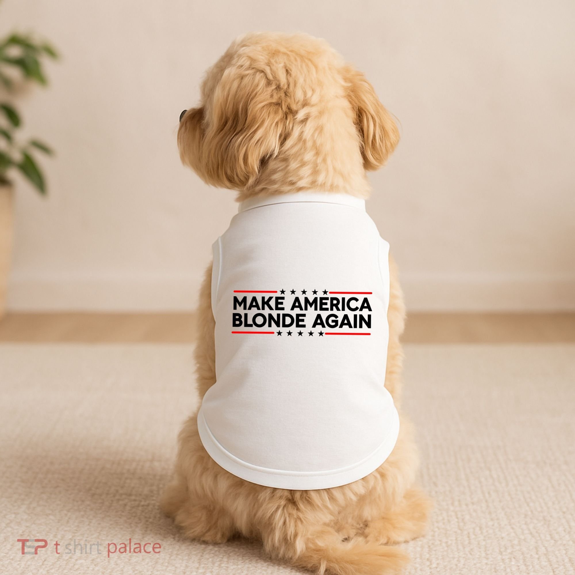 Make America Blonde Again Doggie Tank