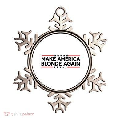 Make America Blonde Again Ornament