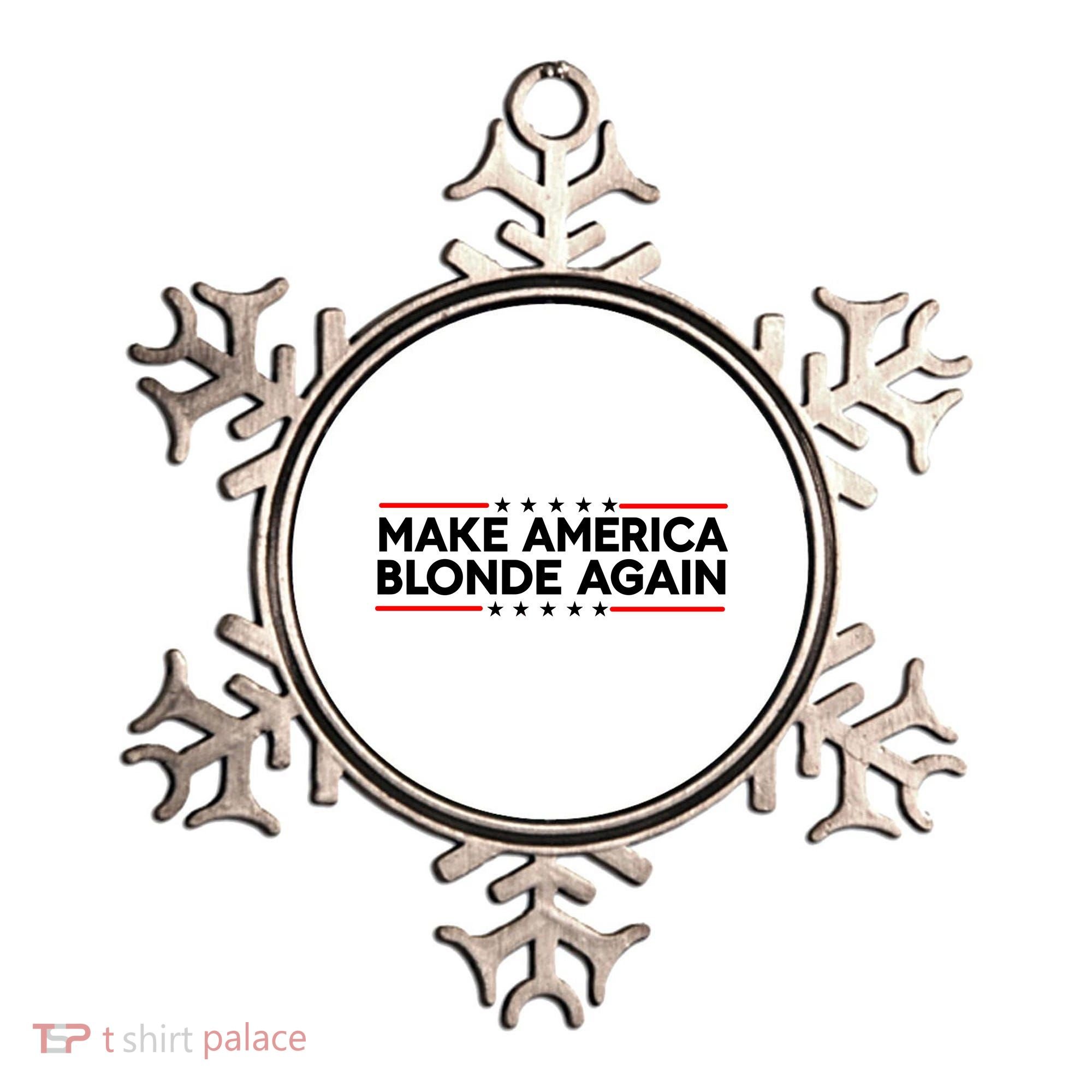 Make America Blonde Again Ornament