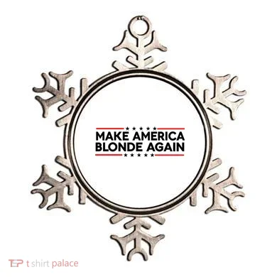 Make America Blonde Again Ornament