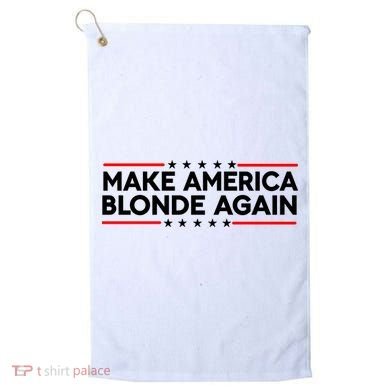 Make America Blonde Again Golf Towel