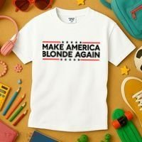 Make America Blonde Again Kids T-Shirt thumb 3