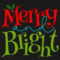 Merry And Bright Christmas Holiday Festive Backpack thumb 2