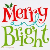 Merry And Bright Christmas Holiday Festive Sweatshirt thumb 3