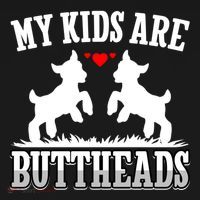 My Are Buttheads Funny Goat Lover Goat Mom Farmer Meaningful Gift Women's Hoodie thumb 2