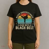 Martial Arts Black Belt Karate Jiu Jitsu Taekwondo Gifts T-Shirt thumb 4