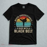 Martial Arts Black Belt Karate Jiu Jitsu Taekwondo Gifts T-Shirt thumb 5