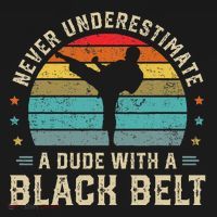 Martial Arts Black Belt Karate Jiu Jitsu Taekwondo Gifts Mousepad thumb 1