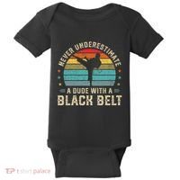 Martial Arts Black Belt Karate Jiu Jitsu Taekwondo Gifts Baby Bodysuit thumb 0