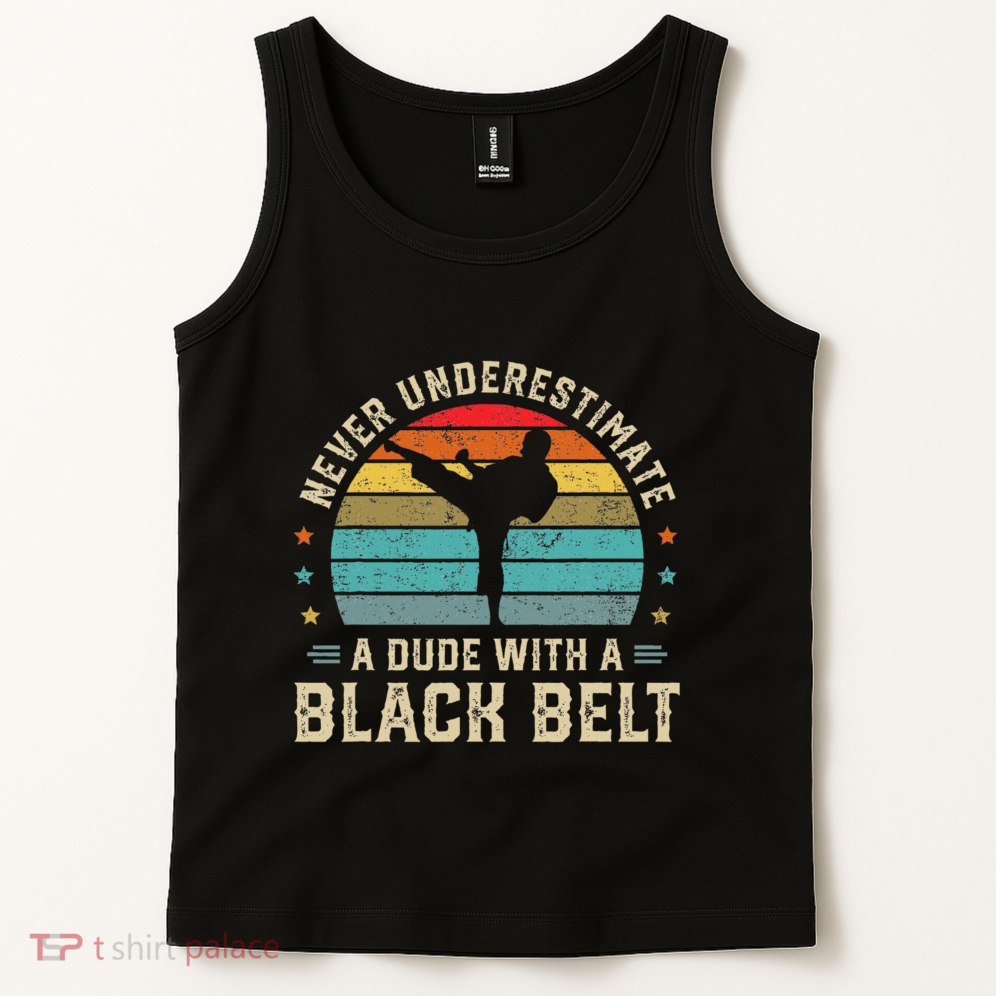 Martial Arts Black Belt Karate Jiu Jitsu Taekwondo Gifts Tank Top