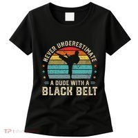 Martial Arts Black Belt Karate Jiu Jitsu Taekwondo Gifts Women's T-Shirt thumb 0