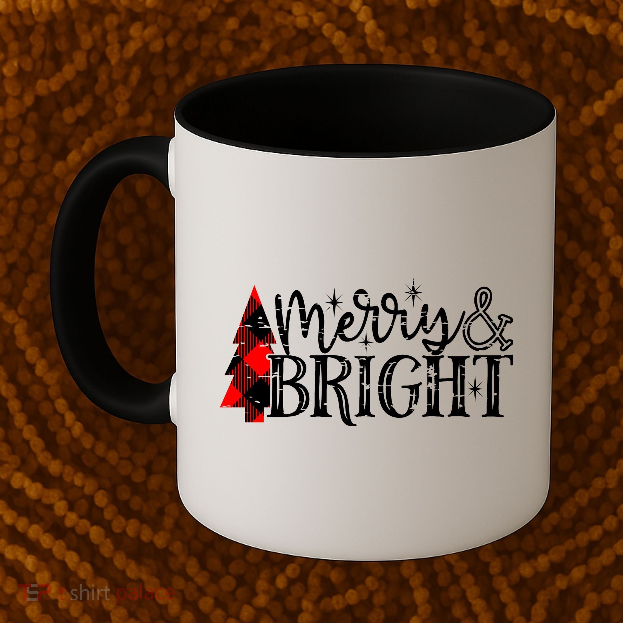 Merry And Bright Cute Christmas Gift Coffee Mug