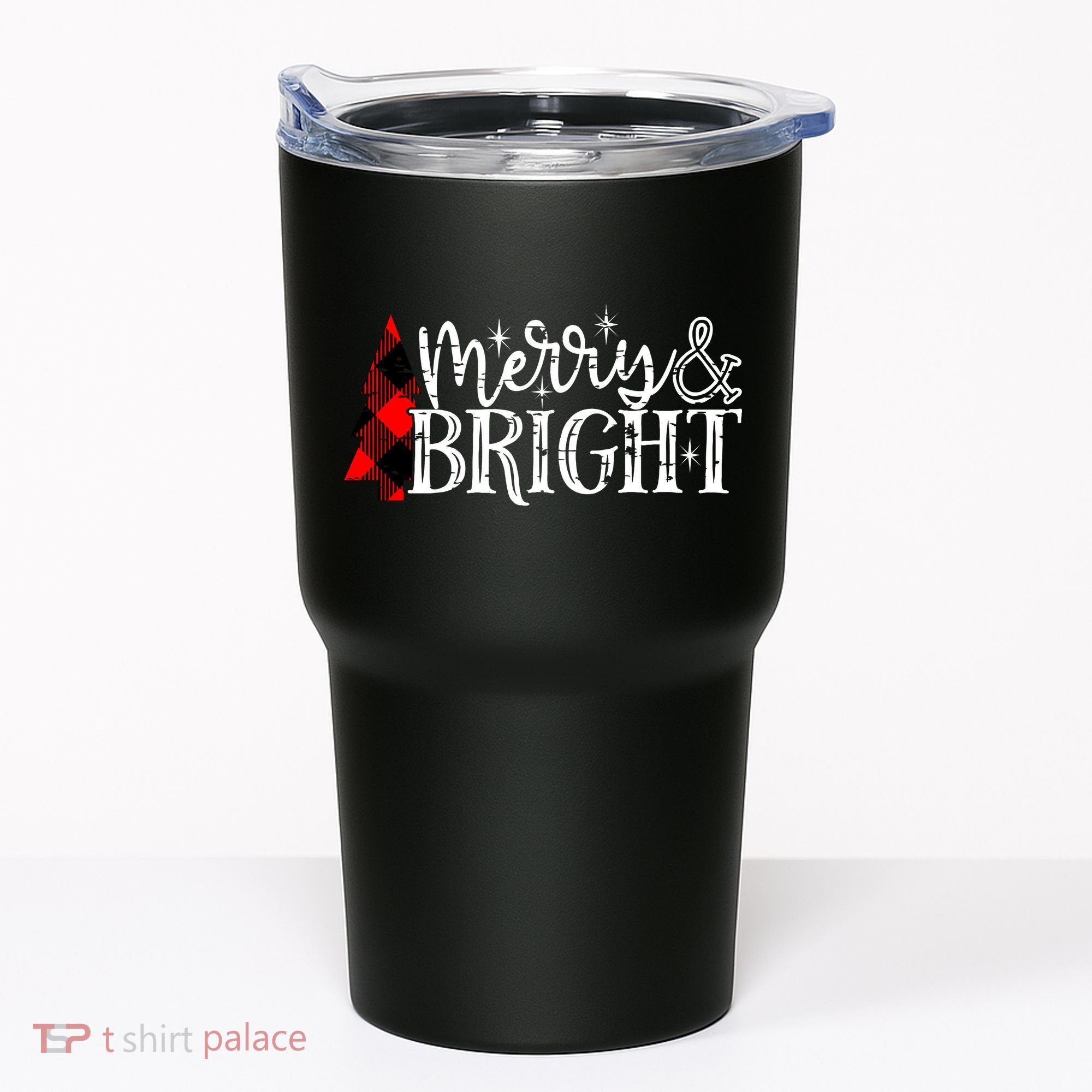 Merry And Bright Cute Christmas Gift Tumbler