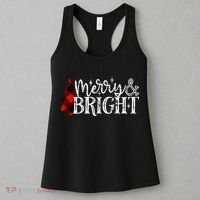 Merry And Bright Cute Christmas Gift Women's Tank Top thumb 3