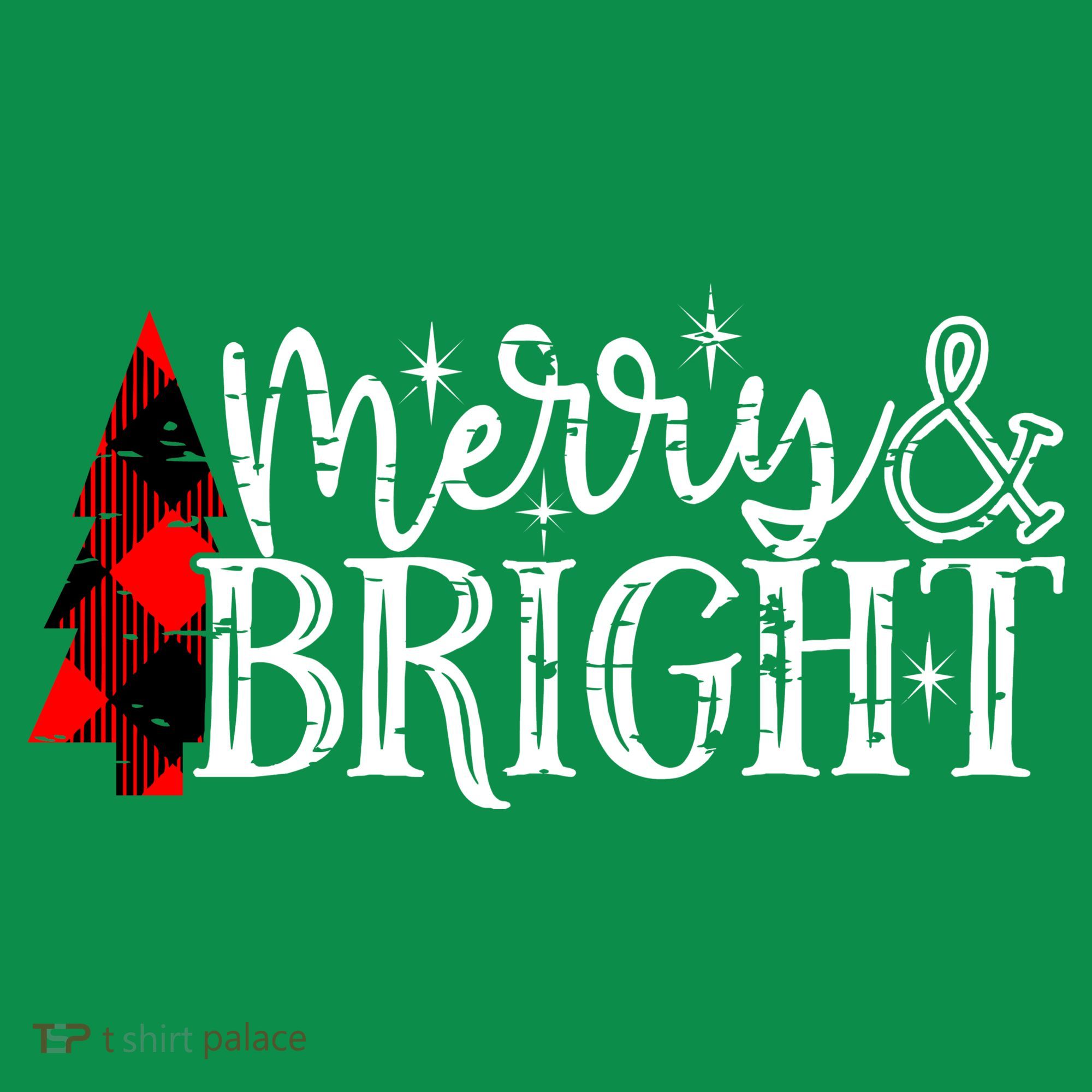 Merry And Bright Cute Christmas Gift Coaster