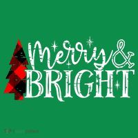 Merry And Bright Cute Christmas Gift Kids Sweatshirt thumb 2