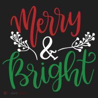 Merry And Bright Christmas Holiday Season Women's Sweatshirt thumb 2