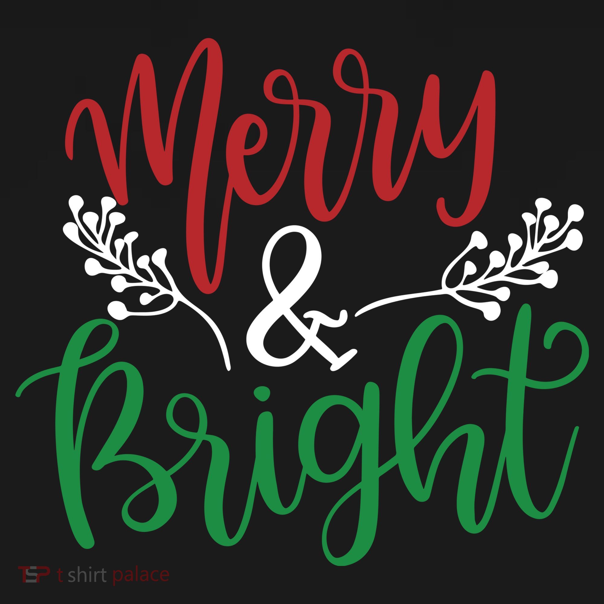 Merry And Bright Christmas Holiday Season Coaster