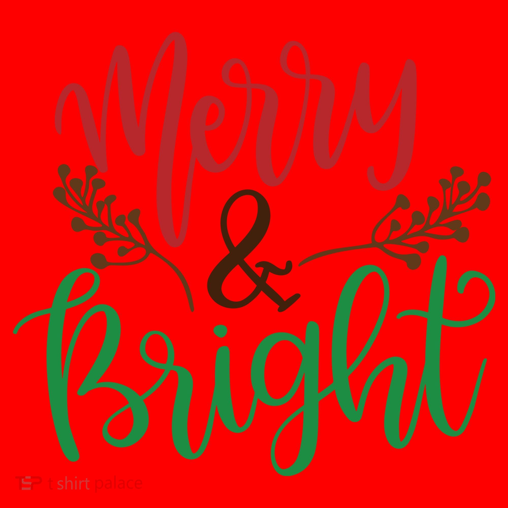 Merry And Bright Christmas Holiday Season Santa Hat