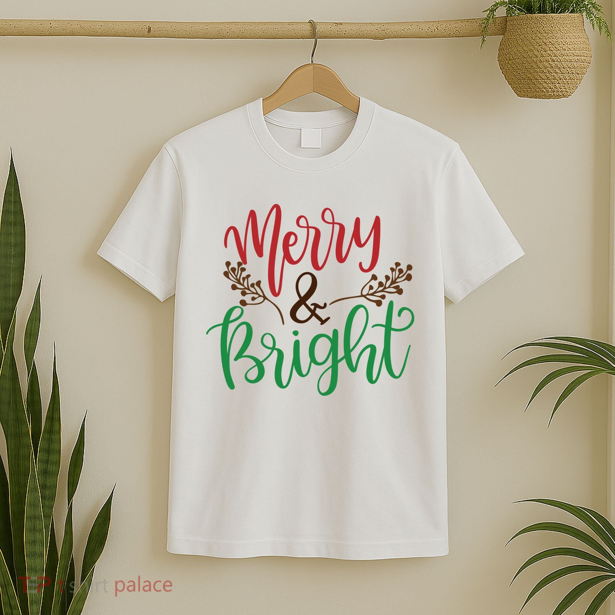 Merry And Bright Christmas Holiday Season T-Shirt