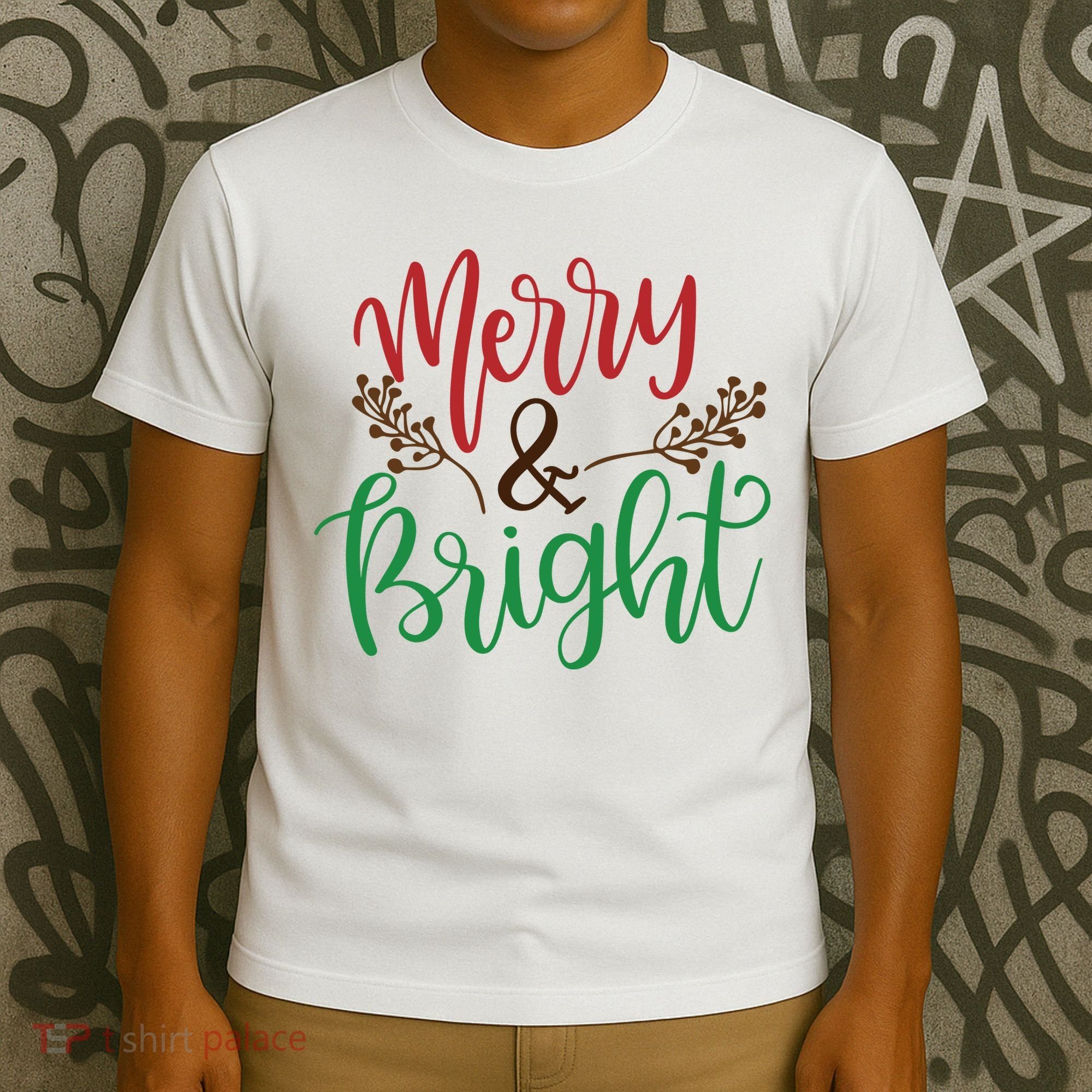 Merry And Bright Christmas Holiday Season T-Shirt