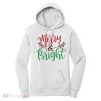 Merry And Bright Christmas Holiday Season Women's Hoodie thumb 0