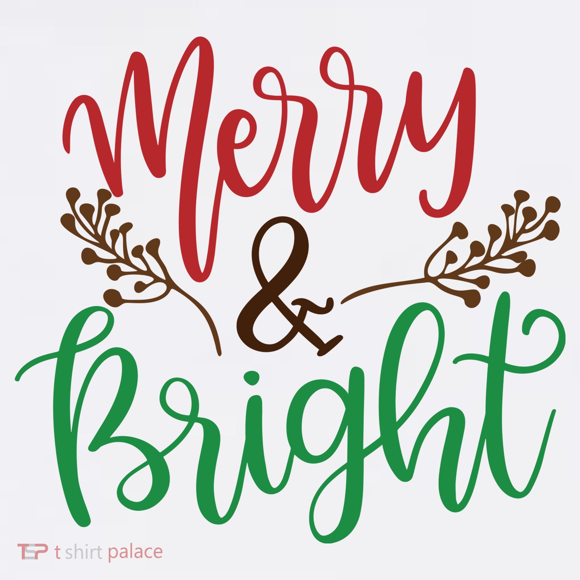 Merry And Bright Christmas Holiday Season Women's Hoodie