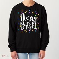 Merry And Bright Women's Sweatshirt thumb 0