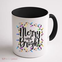 Merry And Bright Coffee Mug thumb 1