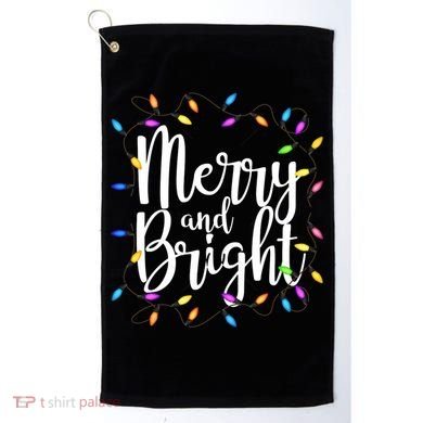 Merry And Bright Golf Towel