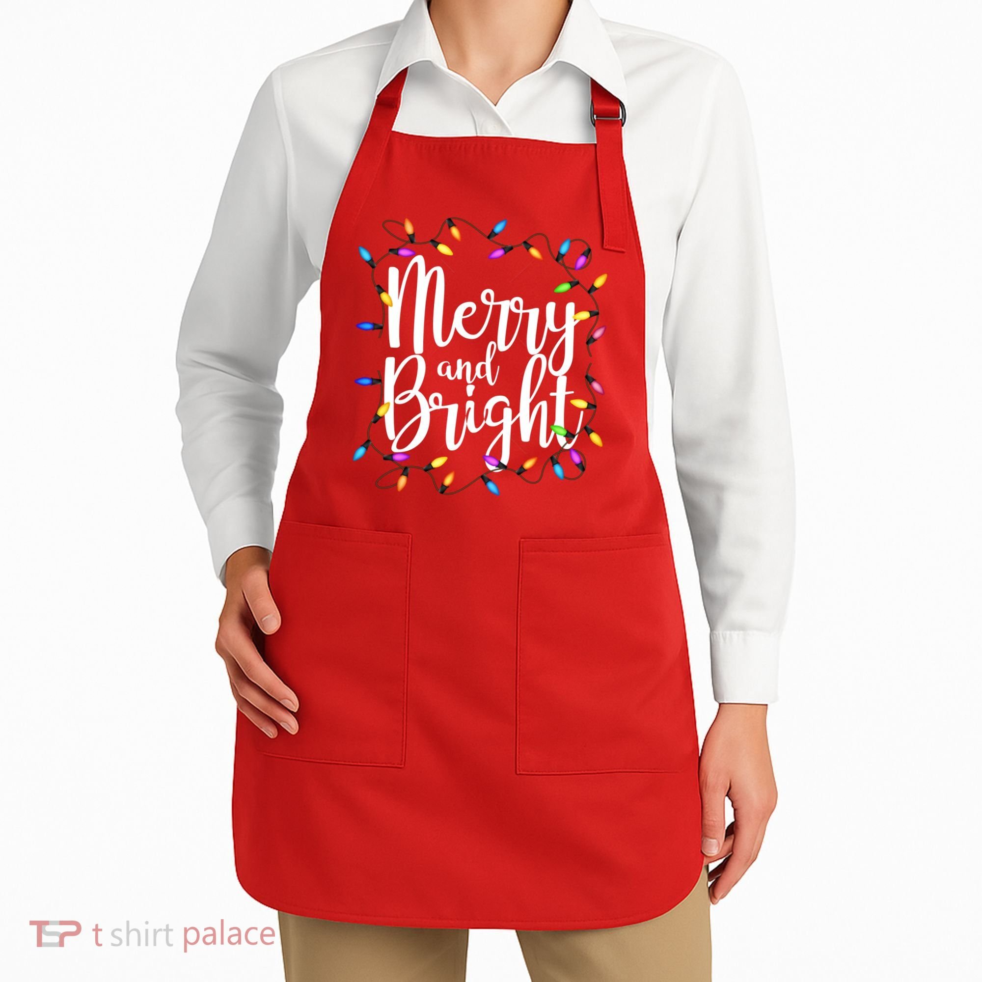 Merry And Bright Apron