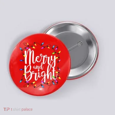 Merry And Bright Button
