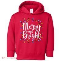 Merry And Bright Toddler Hoodie thumb 0